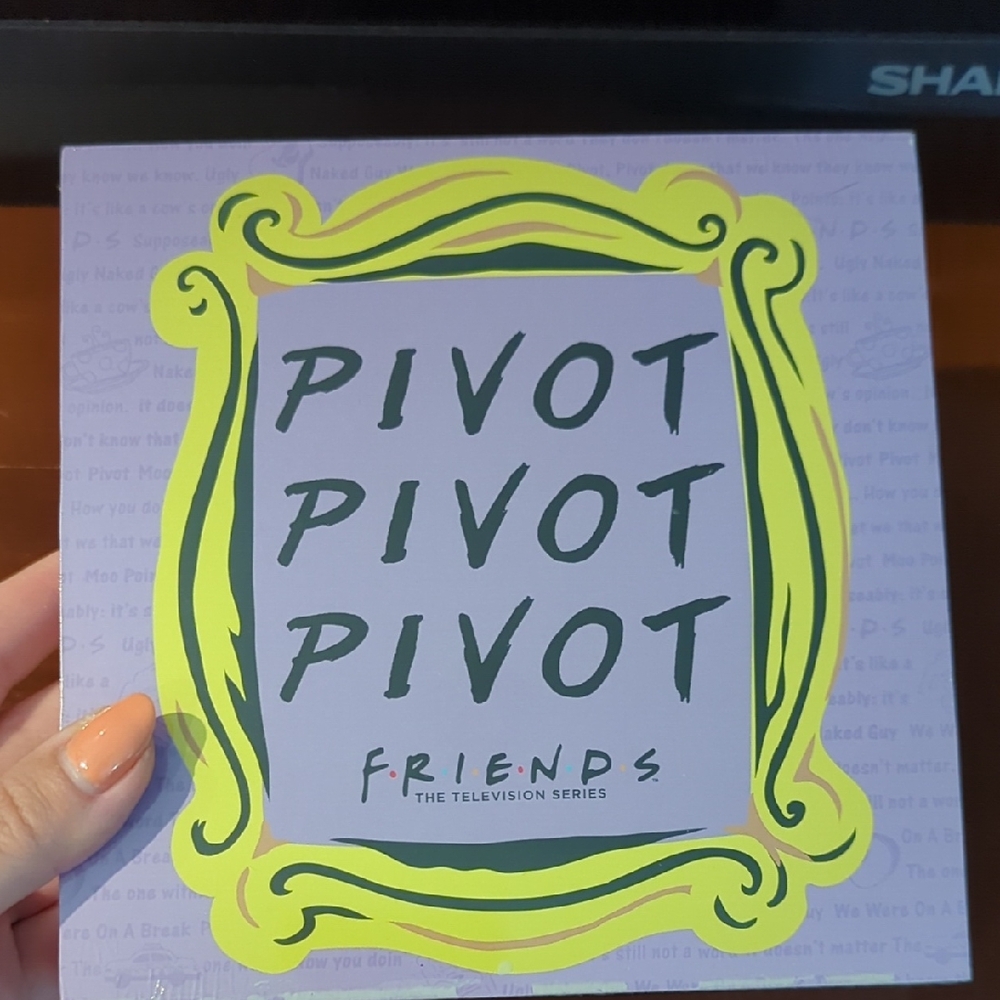 Friends TV Series Pivot Sign